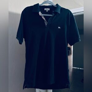 Burberry black polo